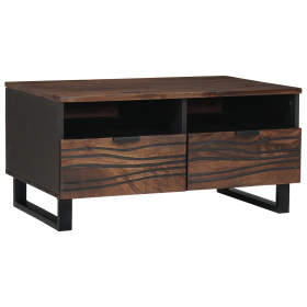 Mesa de café 80x54x40 cm de madera de mango maciza de , Mesas de centro - Ref: Foro24-4018021, Precio: 168,19 €
