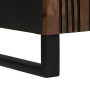 Gabinete para TV 105x33.5x46 cm de Madera Maciza de Nogal de , Almacenamiento para CD y DVD - Ref: Foro24-4018022, Precio: 14...