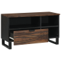 Gabinete de Televisión 80x33.5x46 cm Madera Sólida de Mango y Madera Ingenierizada de , Almacenamiento para CD y DVD - Ref: F...