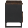 Gabinete de Televisión 80x33.5x46 cm Madera Sólida de Mango y Madera Ingenierizada de , Almacenamiento para CD y DVD - Ref: F...