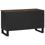 Gabinete de Televisión 80x33.5x46 cm Madera Sólida de Mango y Madera Ingenierizada de , Almacenamiento para CD y DVD - Ref: F...