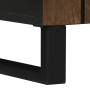 Cabinet de Lavabo Nogal Madera Maciza, Metal Mediano Elegante de , Muebles de baño - Ref: Foro24-4018027, Precio: 108,42 €