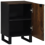 Armario de Baño 38x33.5x58 cm Madera Maciza de Nogal de , Muebles de baño - Ref: Foro24-4018029, Precio: 81,09 €