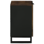 Armario de Baño 38x33.5x58 cm Madera Maciza de Nogal de , Muebles de baño - Ref: Foro24-4018029, Precio: 81,09 €