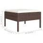 5-piece garden furniture set and brown synthetic rattan cushions by vidaXL, Garden sets - Ref: Foro24-3094379, Price: 385,92 ...