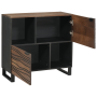 Gabinete 80x33.5x75 cm Madera Maciza Mango de , Almacenamiento para CD y DVD - Ref: Foro24-4018035, Precio: 136,73 €, Descuen...