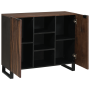 Aparador 90x33.5x75 cm de Madera Maciza de Mango de , Almacenamiento para CD y DVD - Ref: Foro24-4018036, Precio: 160,20 €, D...