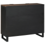 Aparador 90x33.5x75 cm de Madera Maciza de Mango de , Almacenamiento para CD y DVD - Ref: Foro24-4018036, Precio: 160,20 €, D...
