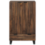 Alto Gabinete 60x33.5x100 cm Madera Sólida de Mango de , Almacenamiento para CD y DVD - Ref: Foro24-4018038, Precio: 169,90 €...