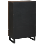 Alto Gabinete 60x33.5x100 cm Madera Sólida de Mango de , Almacenamiento para CD y DVD - Ref: Foro24-4018038, Precio: 169,90 €...