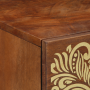 Mesa de Noche Marrón miel Madera maciza 50 x 33 x 60 cm Duradera | Foro24.es | Tu tienda online para hogar, jardín y más Foro24.es