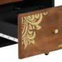 Aparador Marrón miel Madera Maciza 40 x 33 x 75 cm Aparador de , Almacenamiento para CD y DVD - Ref: Foro24-4018759, Precio: ...