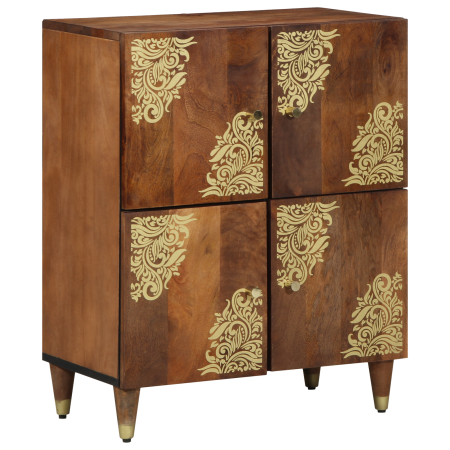 Aparador Marrón miel Madera de acacia sólida 60 x 33 x 75 cm de , Almacenamiento para CD y DVD - Ref: Foro24-4018762, Precio:...
