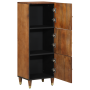 Mueble Alto Color miel con detalles dorados Madera maciza de mango de , Almacenamiento para CD y DVD - Ref: Foro24-4018765, P...