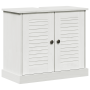 Armario de fregadero "VIGO" con puertas 67.5x34x59 cm Madera maciza de pino de , Tocadores de baño - Ref: Foro24-4019102, Pre...
