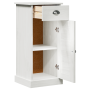 Armario de baño "VIGO" con cajón 37x34x80 cm de madera maciza de pino de , Tocadores de baño - Ref: Foro24-4019106, Precio: 9...