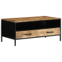 Mesa de Café 90x50x40 cm Madera Maciza Rústica de Mango de , Mesas de centro - Ref: Foro24-4019636, Precio: 218,07 €, Descuen...