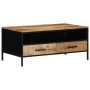 Mesa de Café 90x50x40 cm Madera Maciza Rústica de Mango de , Mesas de centro - Ref: Foro24-4019636, Precio: 218,07 €, Descuen...