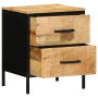 cabinetito de noche 40x35x50 cm Madera Maciza Mango Rústico de , Mesitas de noche - Ref: Foro24-4019637, Precio: 121,99 €, De...