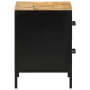 cabinetito de noche 40x35x50 cm Madera Maciza Mango Rústico de , Mesitas de noche - Ref: Foro24-4019637, Precio: 121,99 €, De...