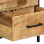 Cabinets de Noche 2 pcs 40x35x50 cm Madera Maciza Rústica de Mango de , Mesitas de noche - Ref: Foro24-4019638, Precio: 223,0...