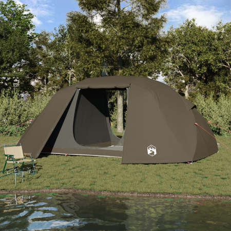 Tienda de Pesca Marrón Poliéster 7-Personas Plegable de , Tiendas de campaña - Ref: Foro24-4100662, Precio: 222,77 €, Descuen...