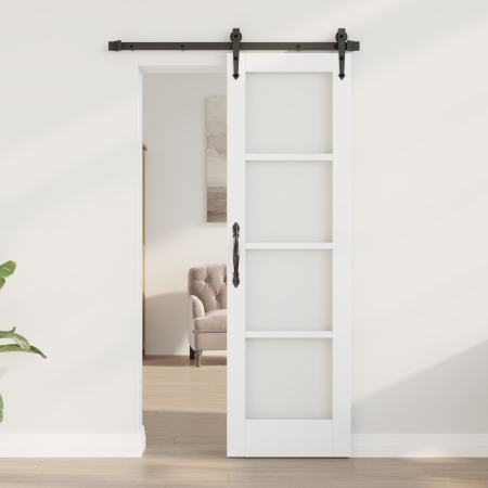Puerta Interior con Cristal "ORKDAL" Blanca 61x198,5x4 cm de , Puertas para el hogar - Ref: Foro24-4102682, Precio: 148,49 €,...