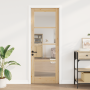 Puerta Interior con Vidrio "ORKDAL" 78x211x4 cm de Madera Sólida de Pino | Foro24.es | Tu tienda online para hogar, jardín y más Foro24.es