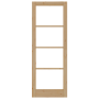 Puerta Interior con Vidrio "ORKDAL" 78x211x4 cm de Madera Sólida de Pino | Foro24.es | Tu tienda online para hogar, jardín y más Foro24.es