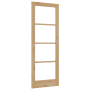 Puerta Interior con Vidrio "ORKDAL" 78x211x4 cm de Madera Sólida de Pino | Foro24.es | Tu tienda online para hogar, jardín y más Foro24.es
