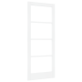 Puerta Interior con Vidrio "ORKDAL" Blanca 83x202x4 cm de , Puertas para el hogar - Ref: Foro24-4102694, Precio: 170,53 €, De...