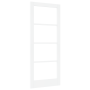 Puerta Interior con Vidrio "ORKDAL" Blanca 83x202x4 cm de , Puertas para el hogar - Ref: Foro24-4102694, Precio: 170,53 €, De...
