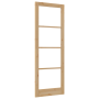 Puerta Interior con Vidrio "ORKDAL" 83x232x4 cm de Madera Maciza de Pino de , Puertas para el hogar - Ref: Foro24-4102697, Pr...