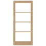 Puerta Interior con Cristal "ORKDAL" 86x198,5x4 cm de Madera Maciza de Pino | Foro24.es | Tu tienda online para hogar, jardín y más Foro24.es