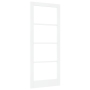 Puerta Interior con Vidrio "ORKDAL" Blanca 86x211x4 cm de , Puertas para el hogar - Ref: Foro24-4102702, Precio: 179,33 €, De...
