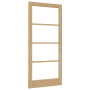 puerta interior con cristal 'ORKDAL'93x202x4 cm de madera sólida de pino de , Puertas para el hogar - Ref: Foro24-4102703, Pr...