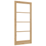 puerta interior con cristal 'ORKDAL'93x202x4 cm de madera sólida de pino de , Puertas para el hogar - Ref: Foro24-4102703, Pr...