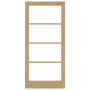 puerta interior con cristal 'ORKDAL'93x202x4 cm de madera sólida de pino de , Puertas para el hogar - Ref: Foro24-4102703, Pr...