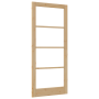Puerta Interior con Cristal "ORKDAL" 93x211x4 cm de Madera Maciza de Pino de , Puertas para el hogar - Ref: Foro24-4102705, P...