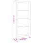 Puerta Interior con Cristal "ORKDAL" 93x211x4 cm de Madera Maciza de Pino de , Puertas para el hogar - Ref: Foro24-4102705, P...