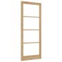 Puerta Interior con Cristal "ORKDAL" 93x232x4 cm Madera Sólida de Pino de , Puertas para el hogar - Ref: Foro24-4102707, Prec...