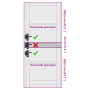 Puerta Interior con Cristal "ORKDAL" Blanca 93x232x4 cm de , Puertas para el hogar - Ref: Foro24-4102708, Precio: 194,70 €, D...