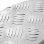 Peldaños de Escalera de Aluminio 5 pcs Antideslizantes 60x18 cm de , Alfombrillas para escalones - Ref: Foro24-4104229, Preci...