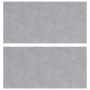 Placas de Aluminio con Diseño de Surcos 2 pcs Antideslizantes 50x25 cm de , Alfombrillas para escalones - Ref: Foro24-4104271...