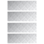 Placas de Aluminio 4 pcs Antideslizantes 75x25 cm de , Alfombrillas para escalones - Ref: Foro24-4104278, Precio: 85,97 €, De...