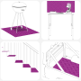 Placas de Aluminio 4 pcs Antideslizantes 75x25 cm de , Alfombrillas para escalones - Ref: Foro24-4104278, Precio: 85,97 €, De...