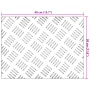 Placas de Aluminio con Cuadrícula 4 Pack Antideslizantes 40x30 cm de , Alfombrillas para escalones - Ref: Foro24-4104288, Pre...