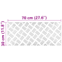Placas de Aluminio 2 pcs Antideslizante 70x30 cm | Foro24.es | Tu tienda online para hogar, jardín y más Foro24.es