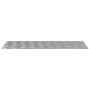 Placas de Aluminio con Motivo de Diamante 4 pcs Antideslizantes 80x30 cm de , Alfombrillas para escalones - Ref: Foro24-41043...