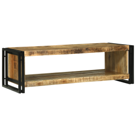 mesa de café 120x50x38 cm de madera maciza rugosa de mango de , Mesas de centro - Ref: Foro24-4104712, Precio: 167,68 €, Desc...